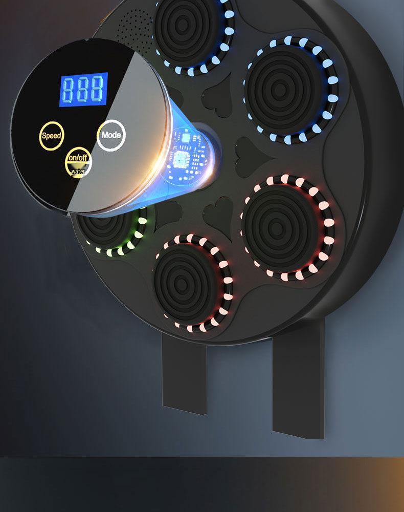 Home Fitness Smart Boxing Wall with Bluetooth Music Trainer
