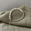 Handmade 925 Sterling Silver Freshwater Pearl Beaded Bracelet for Women Fine Jewelry Pearl Bracelets & Bangles