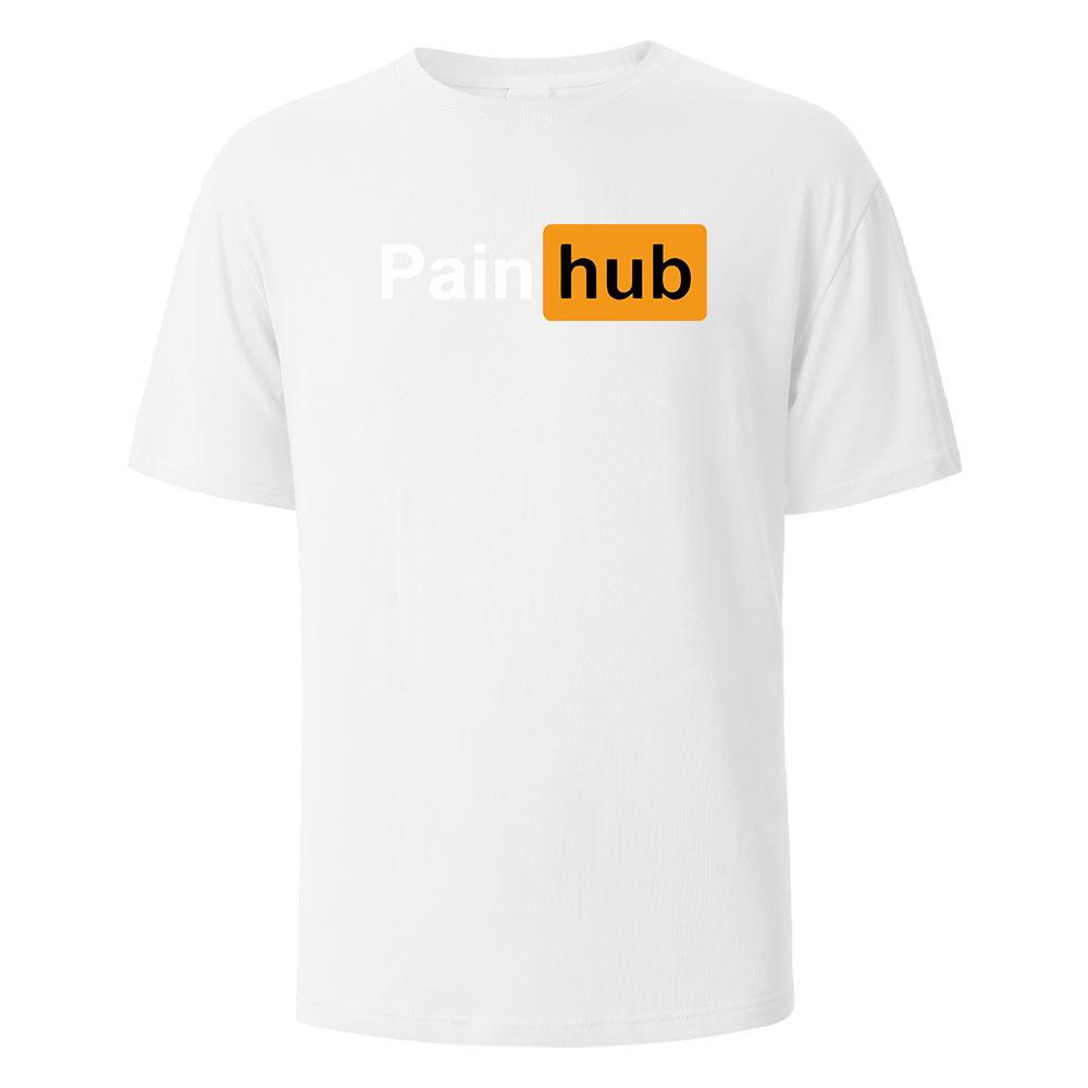 

Painhub Print TShirt 100 Cotton Summer Tees For Men Women Oversize Casual Tops S