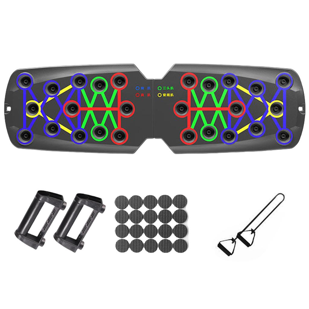 Push Up Board Multifunctional Foldable Fitness Workout Push up Tool Pushup Stands Exercise Board Muscle Board for Home