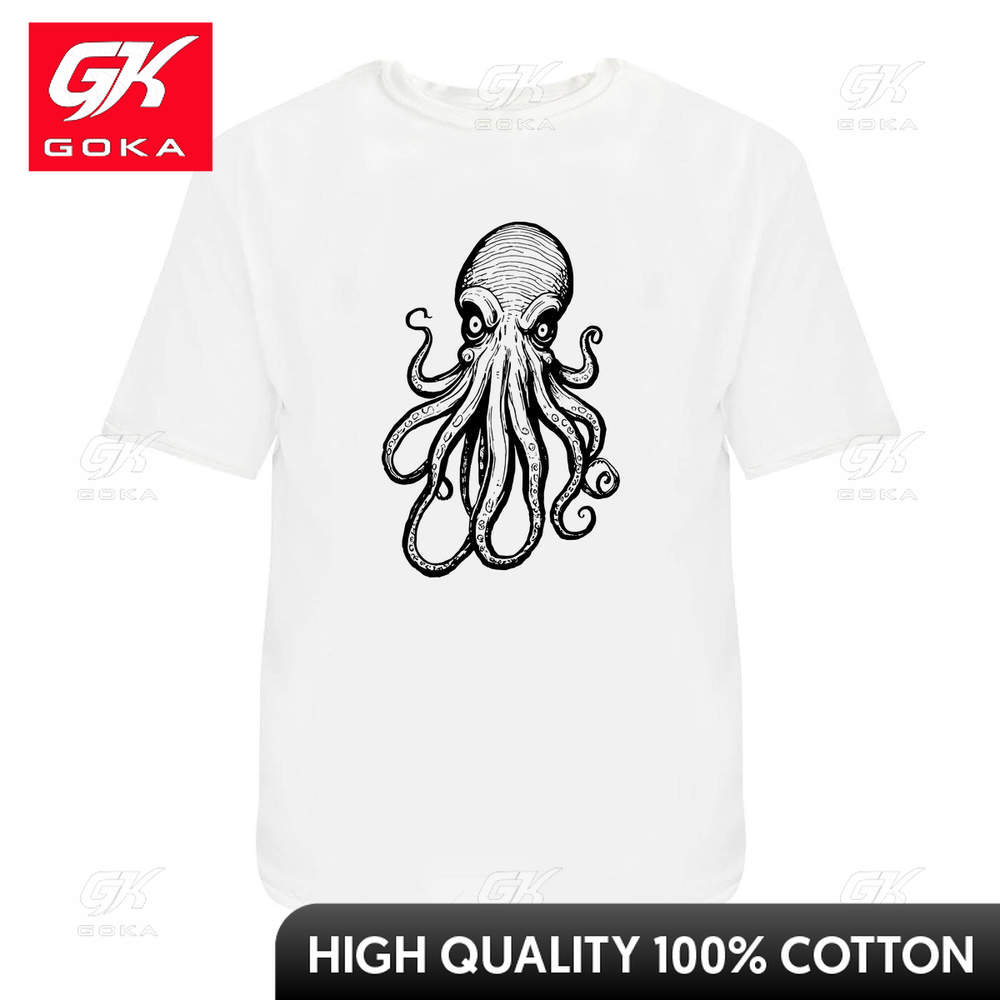 

Krakens Tentacles Unisexs Womens Cotton TShirts Cute Funny Vintage Graphic T Shirts S