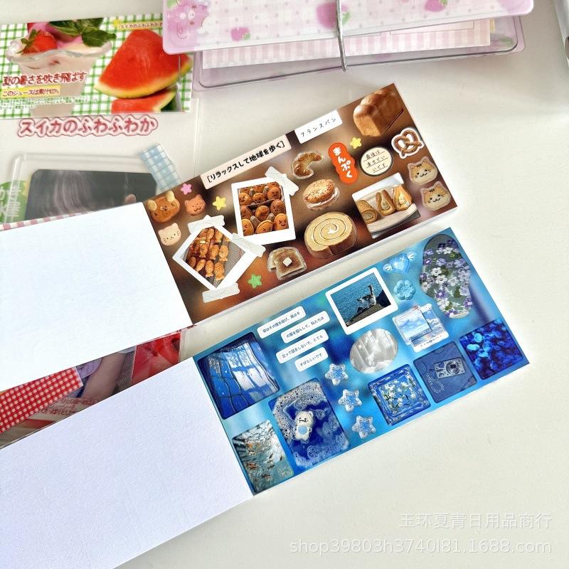 30Pcs/Lot Creative Handbook Kawaii Retro Ins Die Cutting Stickers Book Diy Scrapbook Diary Phone Case Cute Stationery Decals