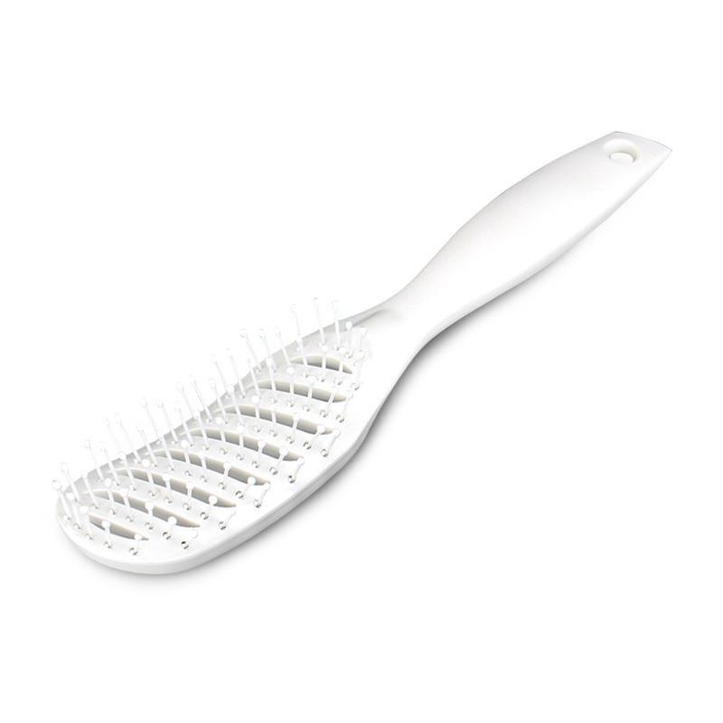 

1 шт. Расческа для укладки вьющихся волос, массажная расческа, расческа для распутывания и сушки волос, антистатическая изогнутая вентилируемая расческа, расческа для массажа кожи головы, салонная белый