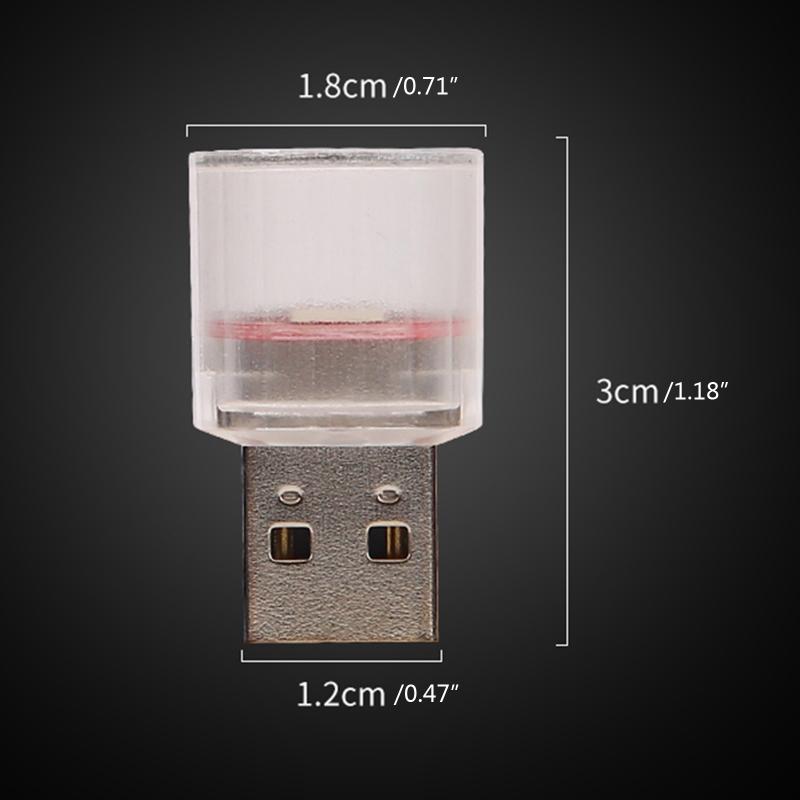 USB LED Car Interior Atmosphere Lamp Night Led Decoration Mini USB Light Ambient Lighting Car Styling Light
