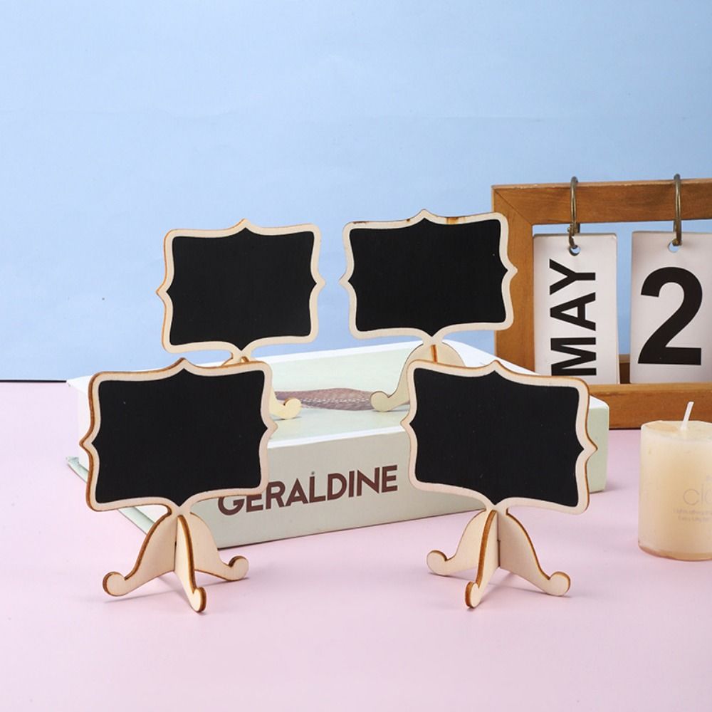 10pcs Creative Message Blackboards with Easel Stand Wedding Place Cards  Party Supplies