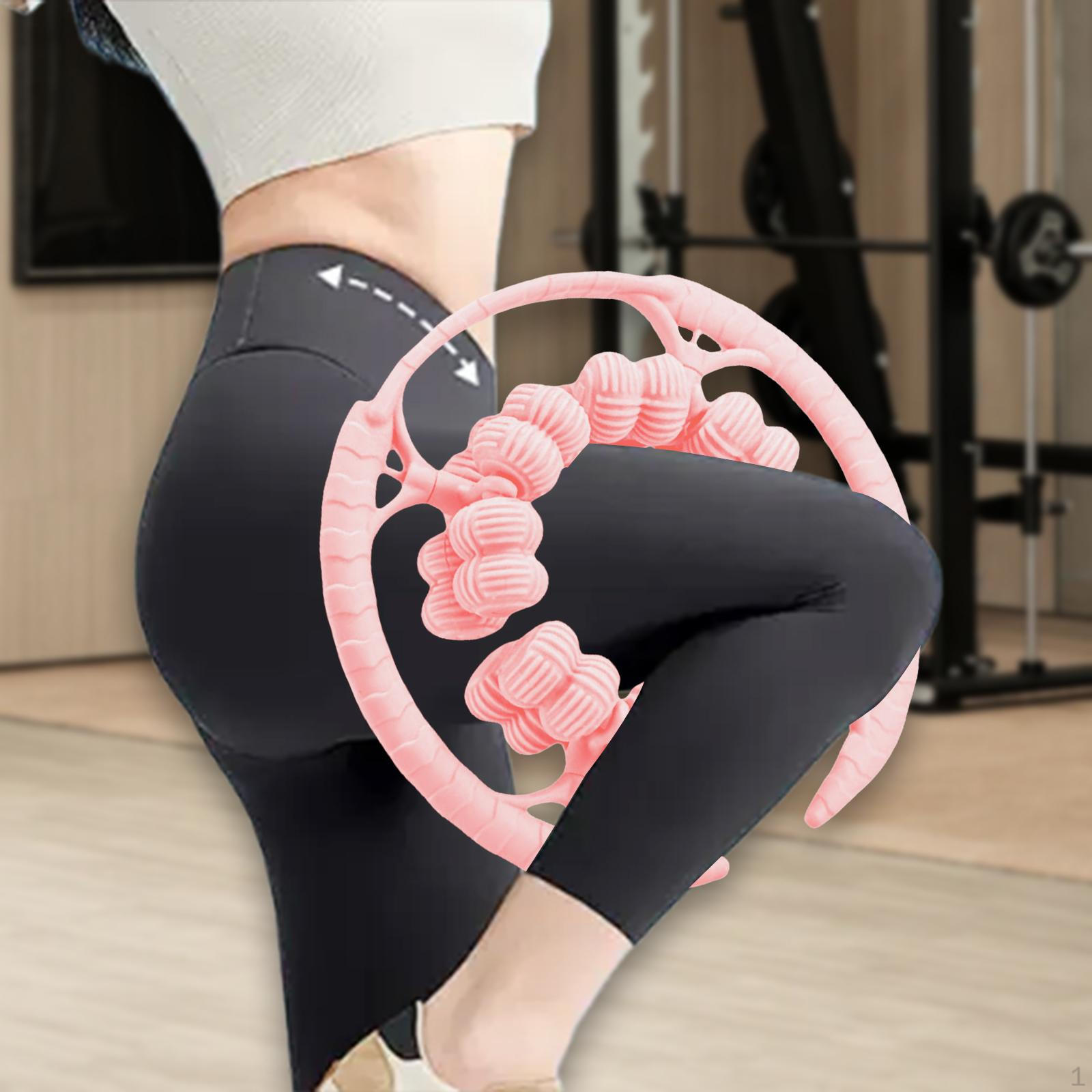 

32 Колеса Круглый Зажим для Ног Рука Аксессуары Ручной Инструмент для Массажа Мышц для Дома, розовый