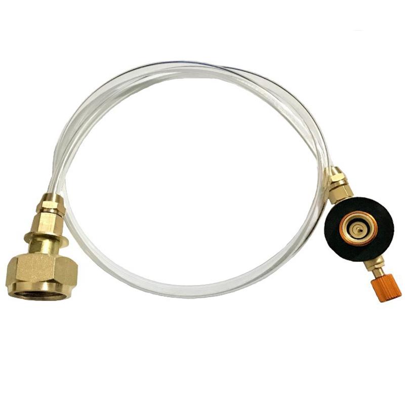 

Надувний клапан для туристичної плити Металевий клапан+ПУ Трубка Інструмент для кемпінгової плити #776