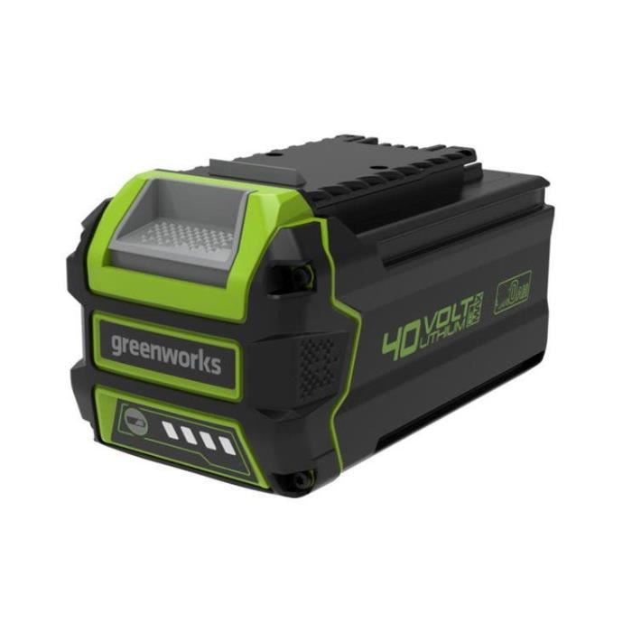 Batterie - GREENWORKS - G40B5 - 40V - 5Ah - Lithium-Ion