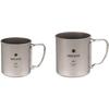 Snow Peak Outdoor Set Titanium Single Mug Set Fk 393