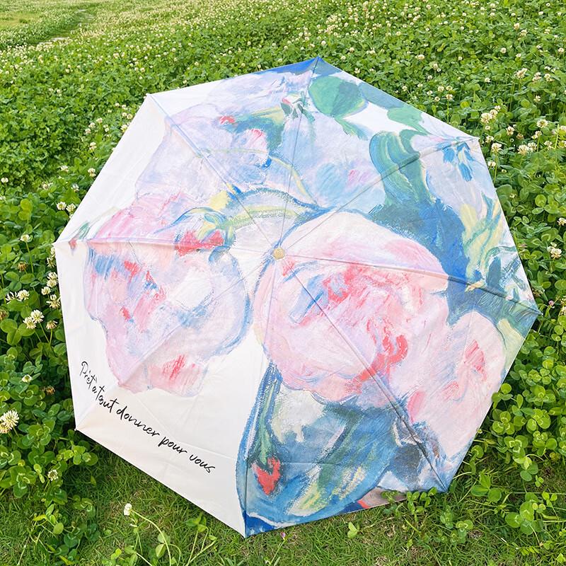 OIMG Floral Double-layer UV Protection Umbrella