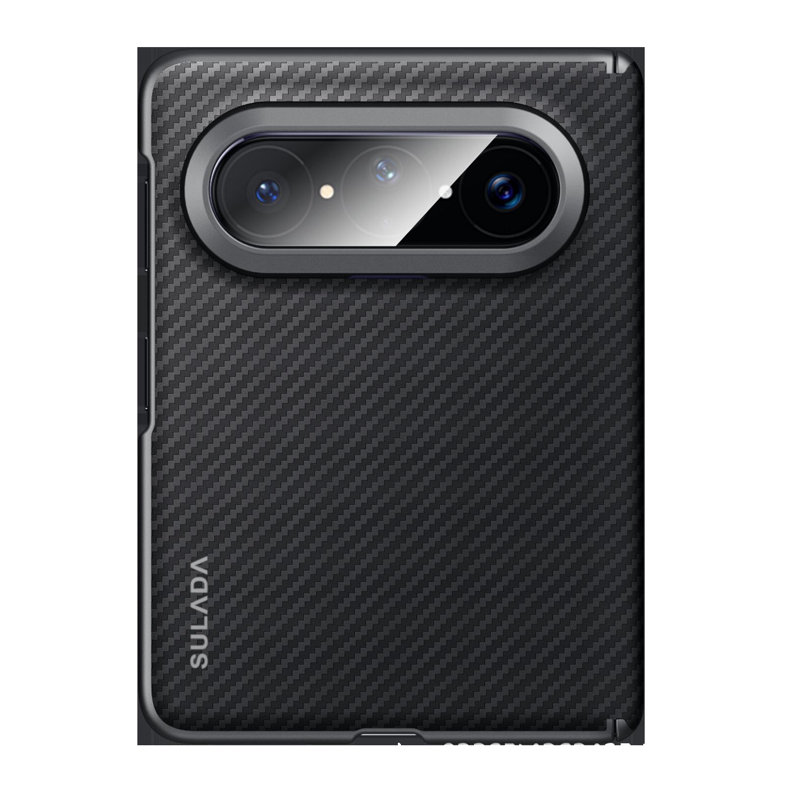 

PuraXMax Kevlar Pattern Magnetic Huawei Anti-fall Phone Case синій