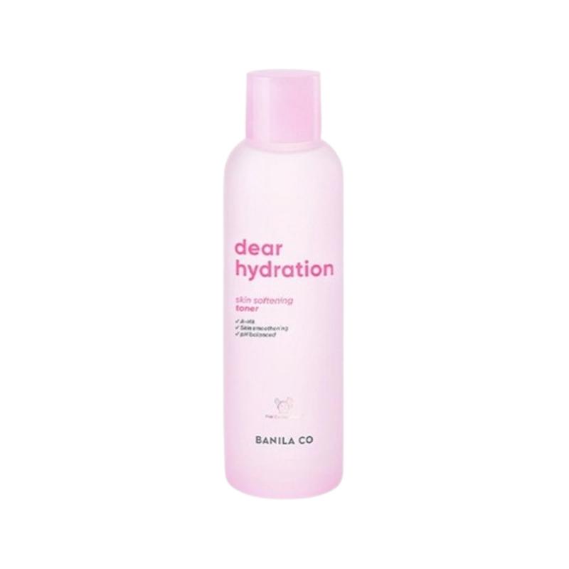 BANILA CO Dear Hydration Skin Softening Toner 200ml – Pink Moisture Toner with AHA & Aquaxyl 200ml