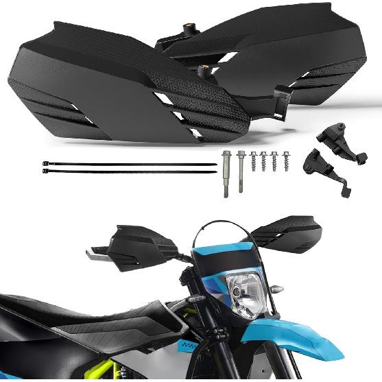 

Motorcycle Handguards 7/8 and 1 1/8 Hand Guard Universal for EXC EXCF SX SXF SXS MXC MX XC XCW XCF XCFW Dirt Pit Bike ATV Enduro Motocross Black чёрный