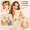 1Pcs Soft Fluffy Big Horns Sheep Doll Cute Sheep Plush Toys Warm Cozy Hugging Appease Animal Doll Birthday Gift For Girls