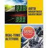 Multifunktionale Head-Up-Display-Geschwindigkeitsmesser mit globalem Positionierungssystem Universal Einfach und Bequem
