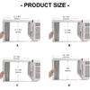 Window Air Conditioner Side Panel with Frame Room Air Conditioner Accordion Filler Curtain Replacement Adjustable