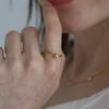 BEFORE MOONRISE [Silver 925] Plump Heart Ring SR209 - Gold