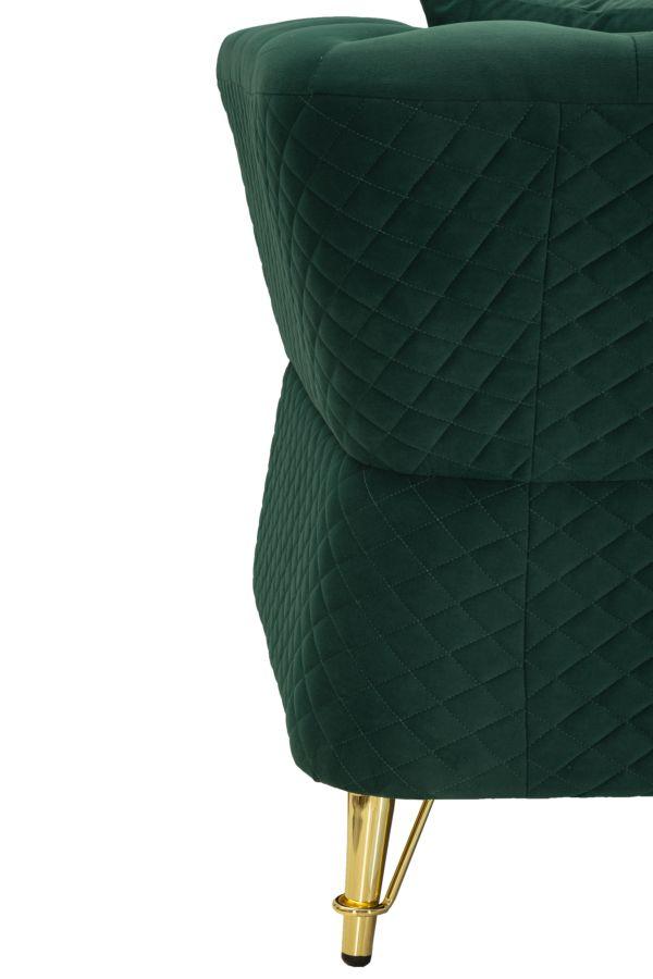 Sofa Emy Green With Cushionscm 162X83X76