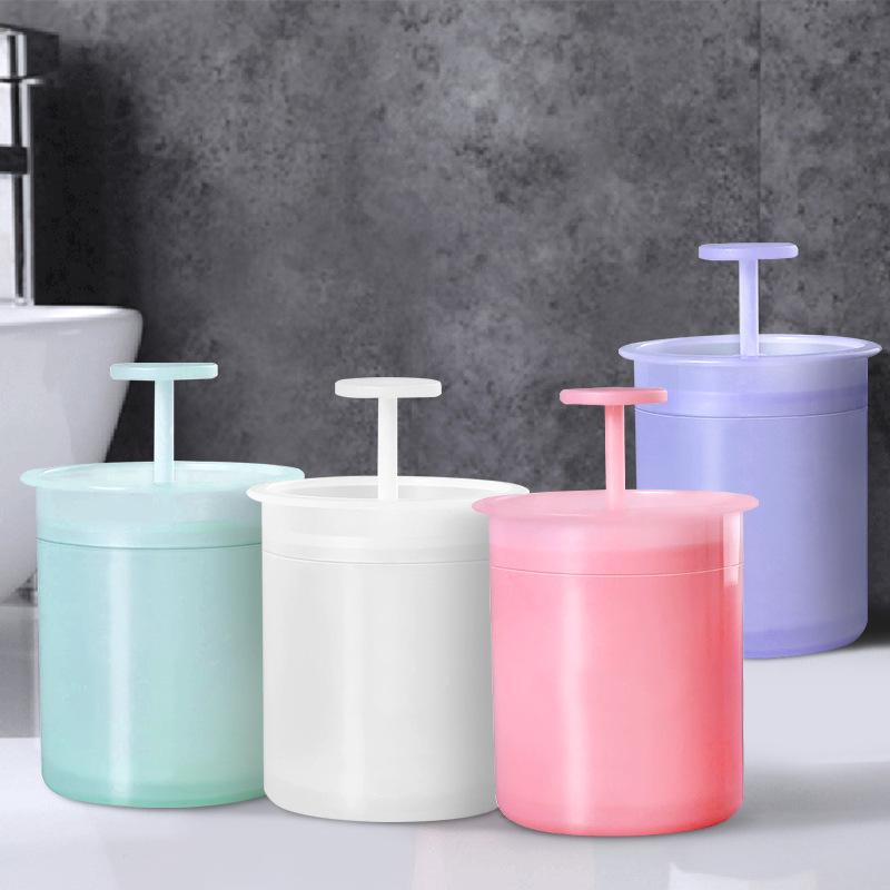 Facial Cleanser, Portable, Manual Face Wash Bottle, Foamer, Foam Cleansing, Foaming Cup
