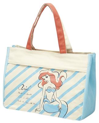 Lancheira Tote Skater Ariel Disney com Bolso Transparente 36 x 26 x VBC1, 12cm,