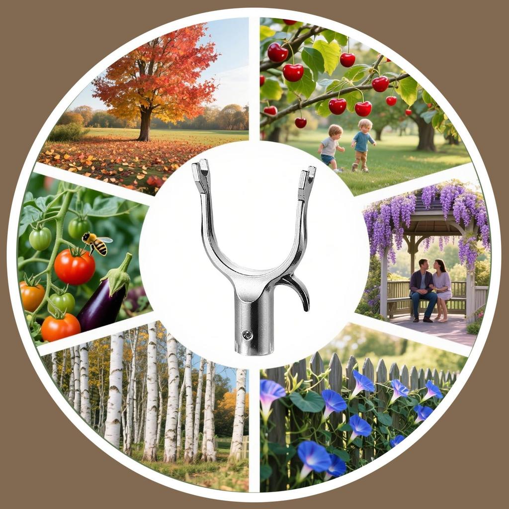 Tree Straightening Device Metal Tree Branch Support Crutch Adjustable Plant Limb Straightening Stabilizer Tool For Ornamental