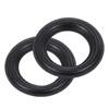 Uxcell Rubber Speaker Edge Surround 24x44mm Diameter X Outer with for Subwoofer Speaker Repair or DIY Replacement Parts 2-Pack 1.25" Rings, (Inner