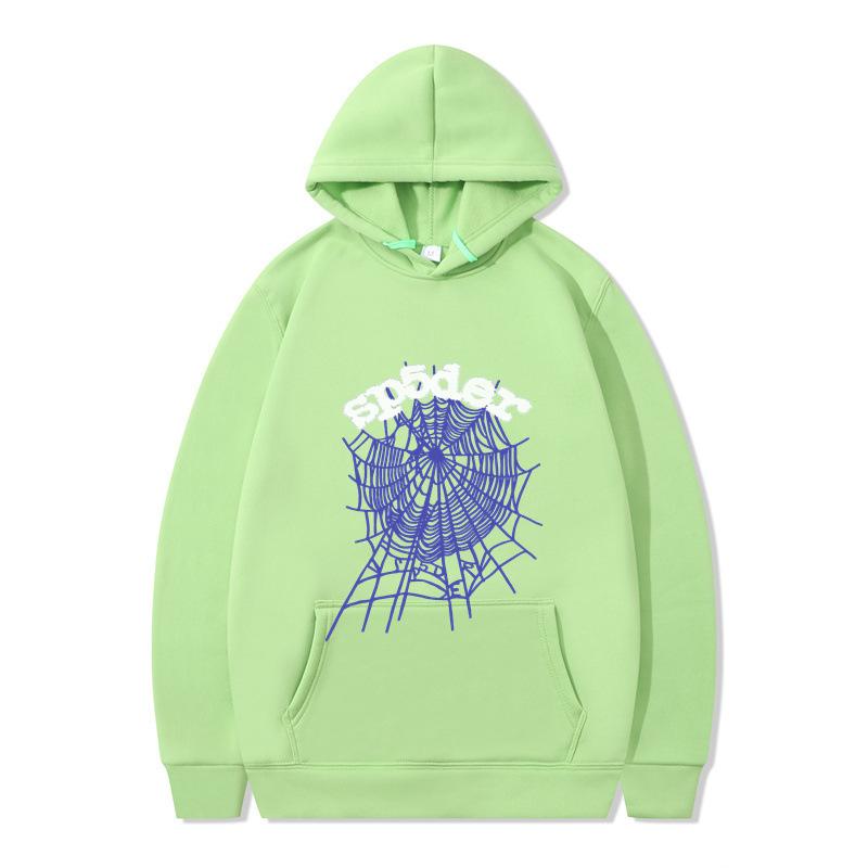 Sweat à capuche 555 Série Spider Hommes et Femmes Pull Automne Hiver Sweat-shirt Imprimé
