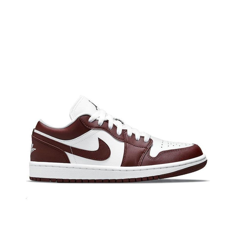 Air Jordan 1 Low Bronze Eclipse Women Sneakers Brown White DC0774-116