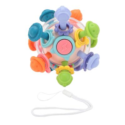 Baby Grasping Ball Chew Toy Interactive Portable Baby Sensory Teething Toy for 0 To 1 Year Old