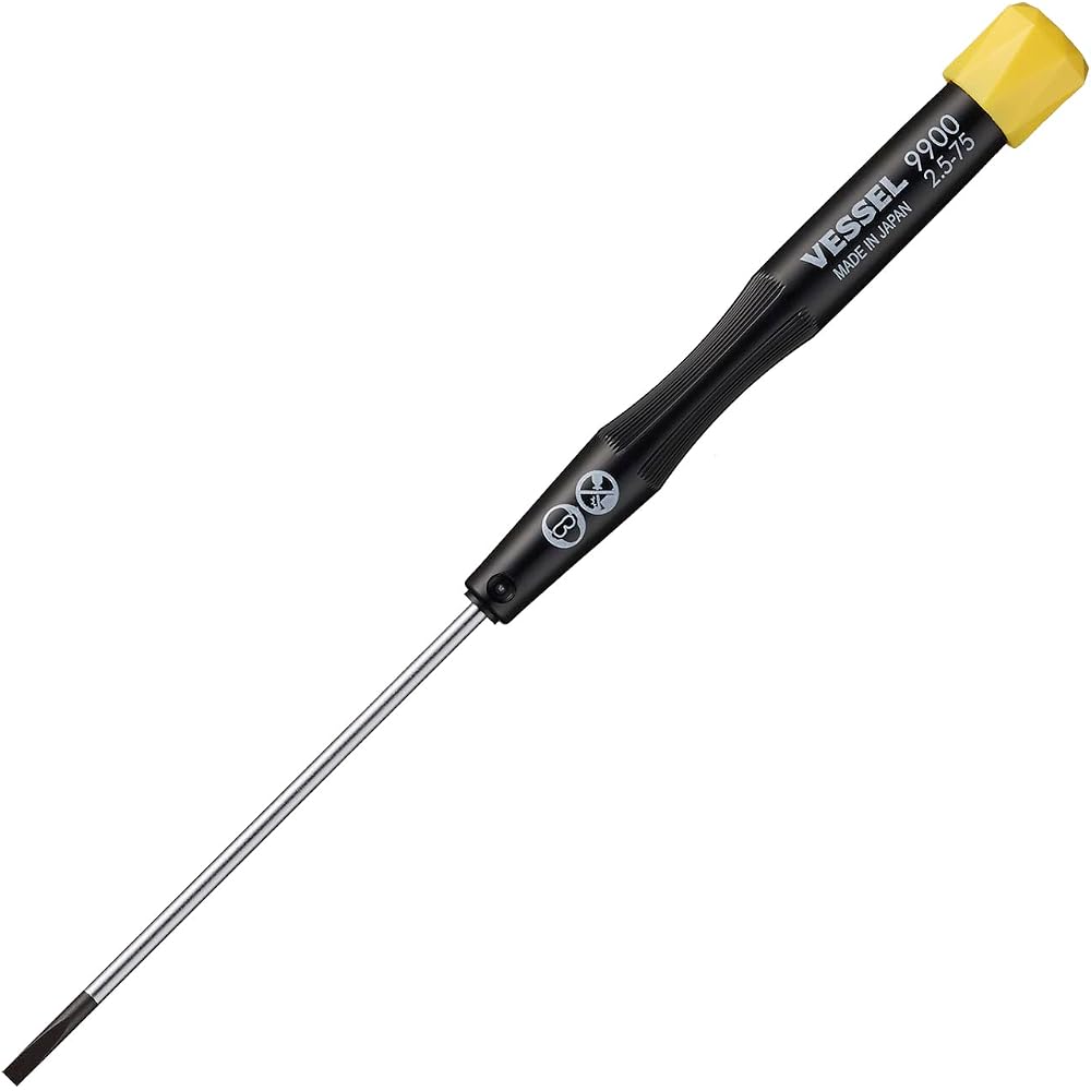 [Bulk Purchase] VESSEL (VESSEL) Micro Screwdriver for Precision Screws -2.5 x 75 9900 Set of 2