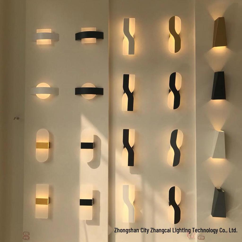 Minimalist Dimmable Wall Lamp: Post-Modern Nordic Design for Living Room, Corridor, Hallway, or Bedroom