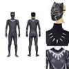Disfraz de Halloween de primera calidad 2018 con collar y mono de Pantera Negra, conjunto de máscara