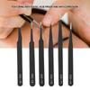 6PCS Anti static Tweezers Stainless Steel Tweezer Maintenance Tool