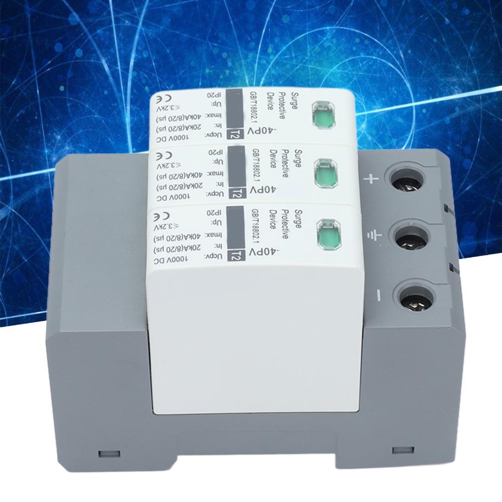 20‑40KA Voltage Arrester 1000VDC DC Power System Arrester Device  Photovoltaic System