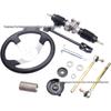 DIY Kart ATV Modified Steering System Kit: 300MM Wheel & Gear Universal Joint