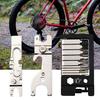 1 Set Multifunctional Bike Tool Portable Ergonomic Folding Design Wrench Tire-lever Multi Repair Tool Cycling Accessory
