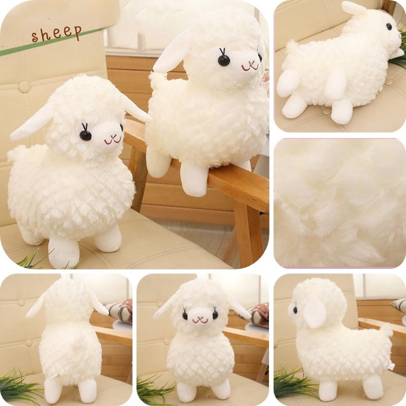 Cute Short Plush Sheep Doll Perfect Gift For Children's Birthday