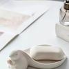 Ute Big Rabbit Soap Rack Container Smooth Toilet Soap Bowl Box Tray Bathroom Accessories Toilet Tools Home Decoration