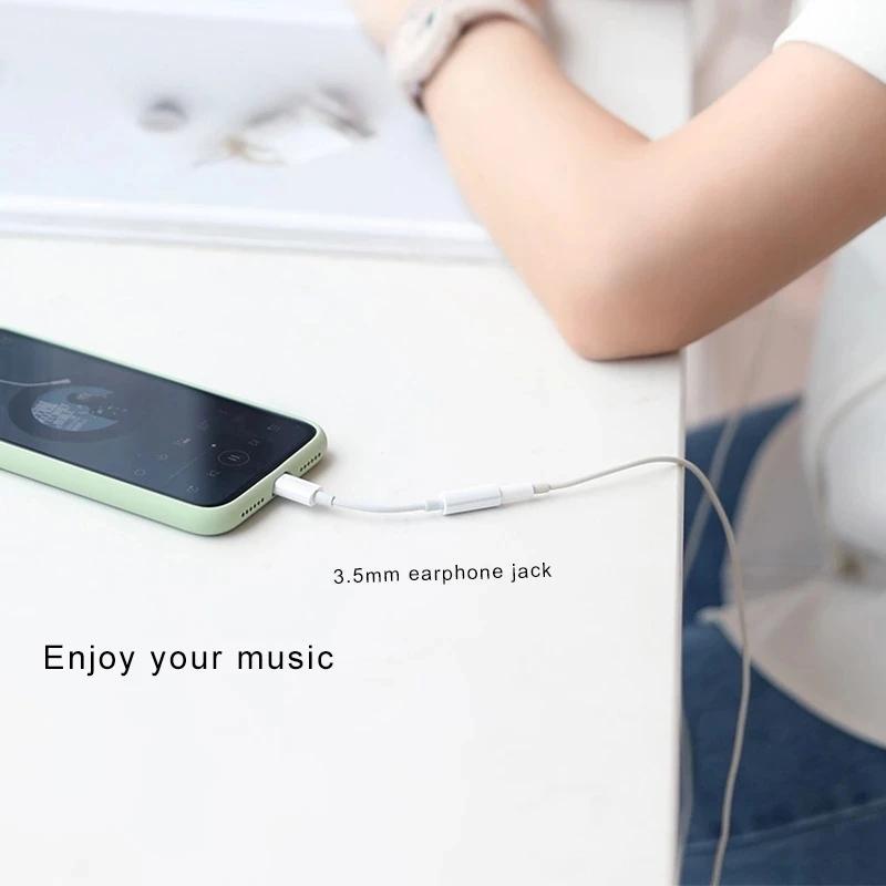 Adapter słuchawkowy Lightning dla iPhone 11 12 13 14 Pro Max 12Mini SE 2020 XS XR X 8 7 + IOS na gniazdo 3,5 mm kabel audio AUX