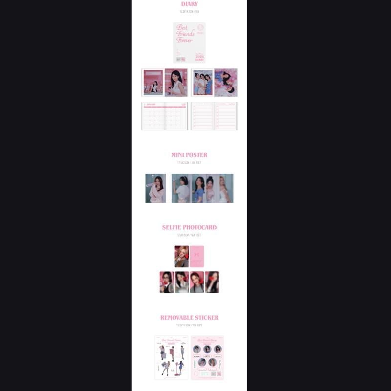[Pre-order] ITZY-2026 SEASON'S GREETINGS [Best Friends Forever](Online Benefit)