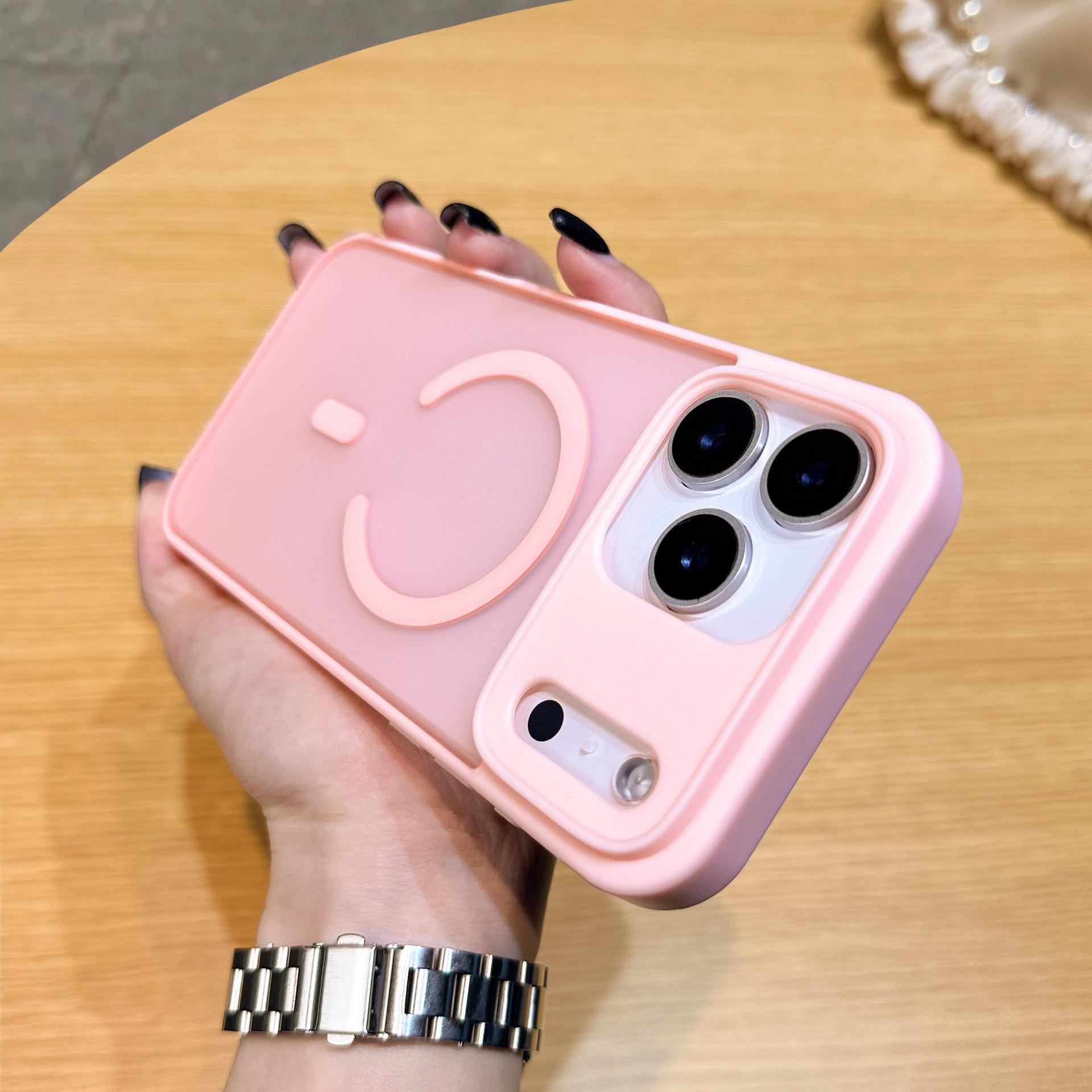 

Applicable To IPhone17 Skin Friendly Magnetic Charging Mobile Phone Case Apple 16proMax Matte 15 Drop Protection Case iPhone17