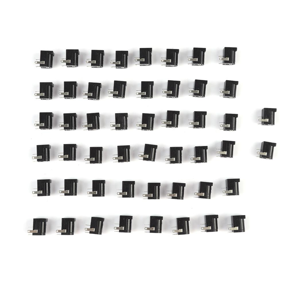 50PCS 5.5mm X 2.1mm DC Power Barrel Jack Adapter Breadboard