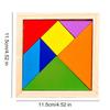 Wooden Blocks Puzzle Brain Teasers Toy Tangram Jigsaw Intelligence Colorful 3D Russian Blocks Montessori Educational Toys