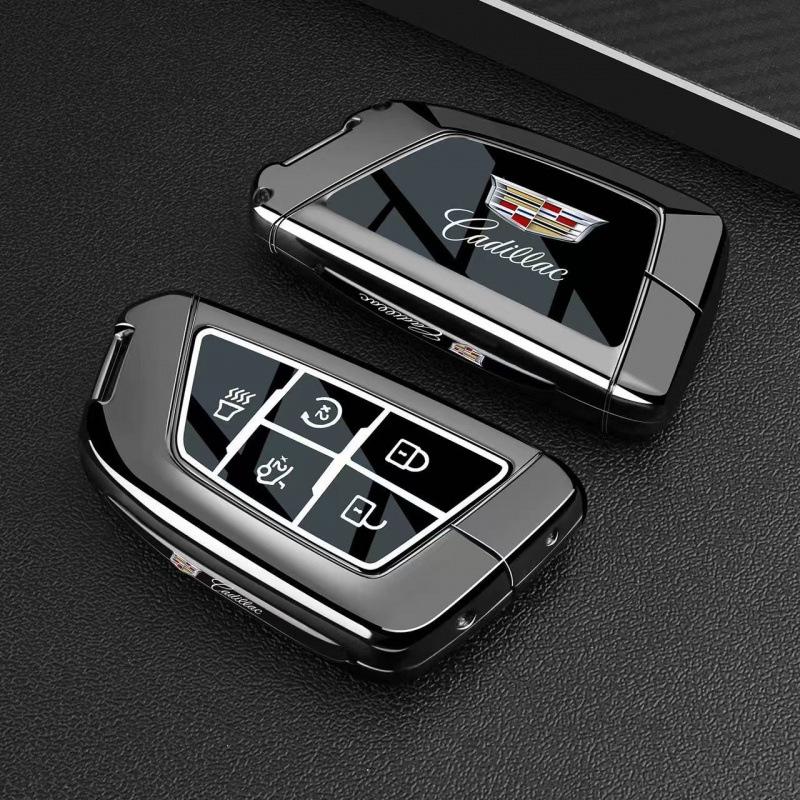 Cadillac Key Case: Compatible with XT5, CT4, CT5, GT4, XT4, IQ, CT6, and XT6 Models.