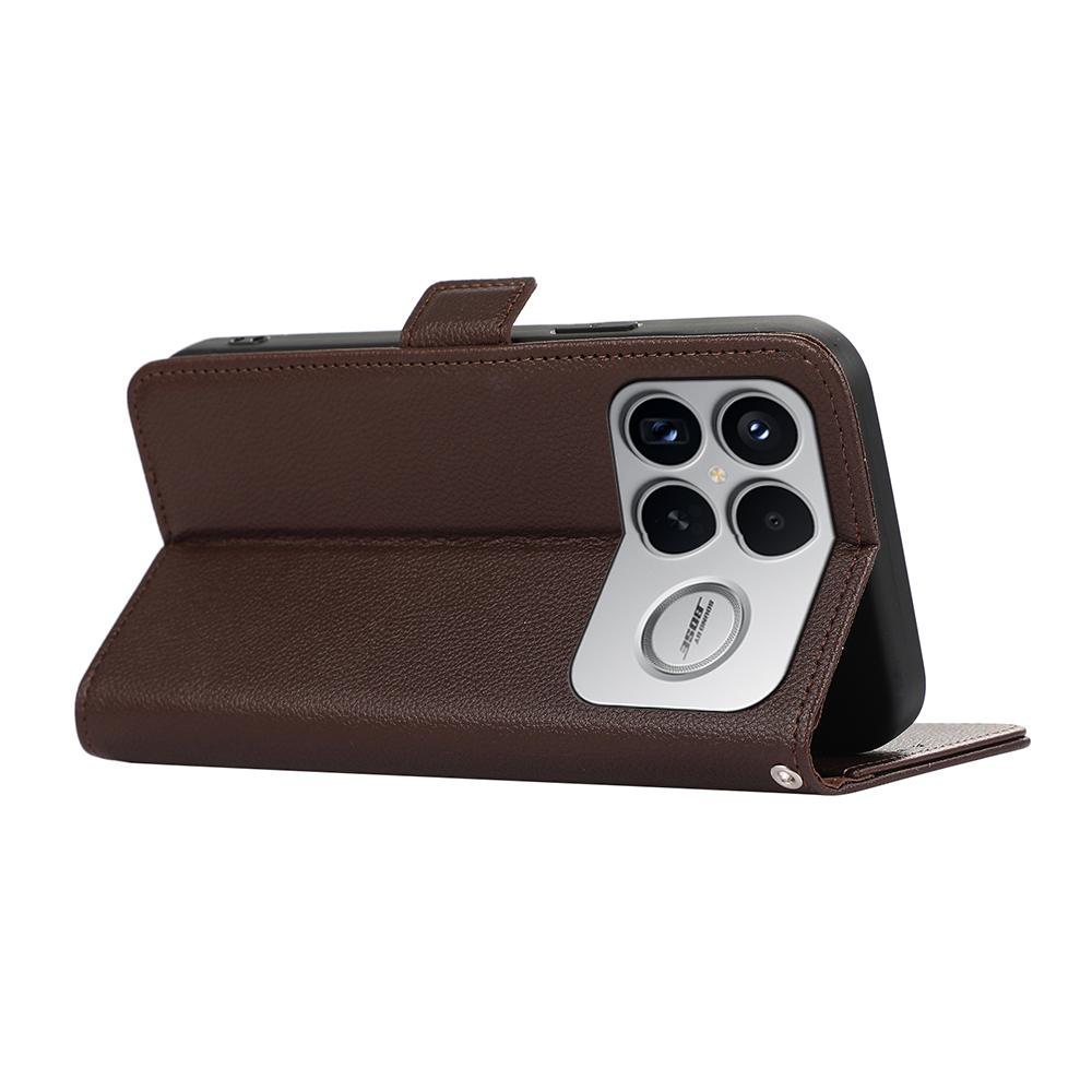 ABEEL For Xiaomi Redmi K90 Pro Max 5G/Poco F8 Ultra Case Litchi Texture Leather RFID Blocking Phone Cover