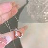 Minimalist Irregular Drop Pendant Necklace Light Luxury Casual Versatile Simple Elegant Collarbone Chain Ins
