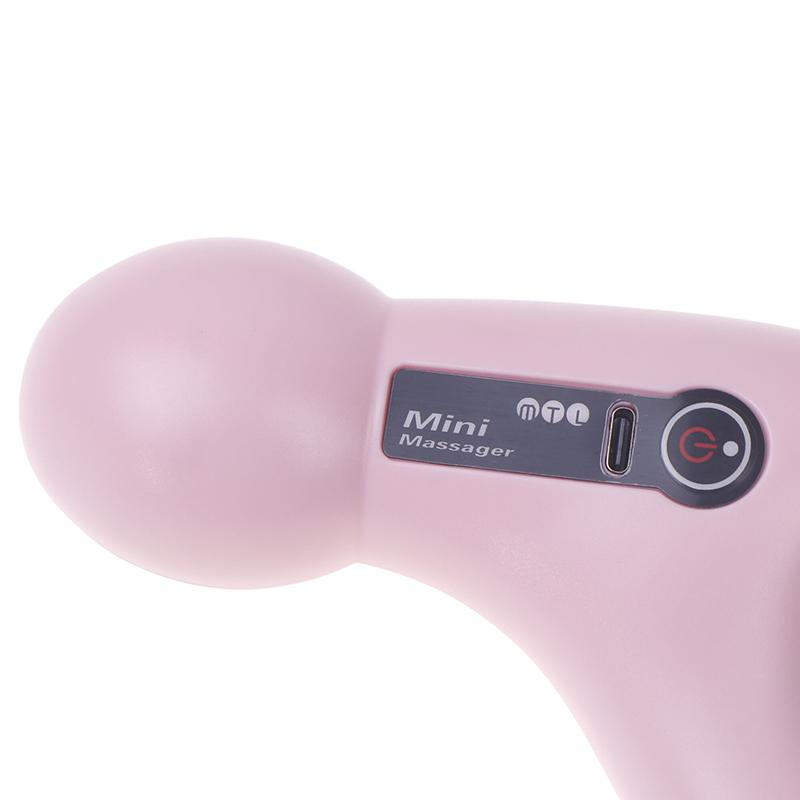 Mini Massage Gun Usb Rechargeable Portable Full Body Muscle Massage 4-Speed Adjustable Fascia Gun