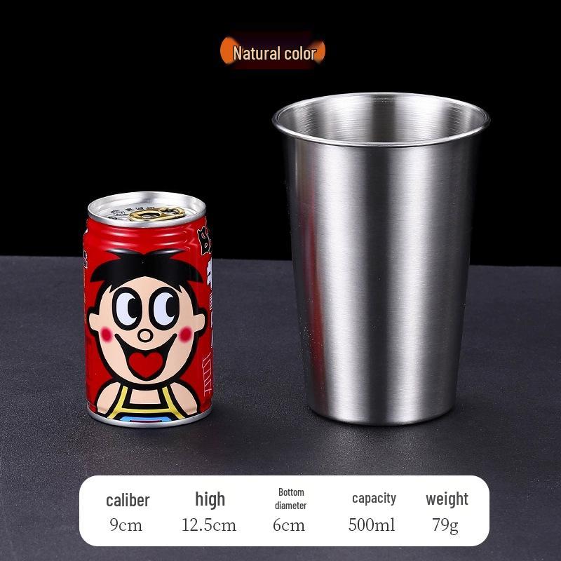 304 Stainless Steel Camping & Restaurant Cold Drink Cup
