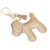 Tonecraft Hunde-Schlüsselanhänger, Schlicht, Orthodox, Hunde-Taschenanhänger, Beliebt, Stilvoll, Niedlich, Hase, PU-Leder, Quetschbar, beige