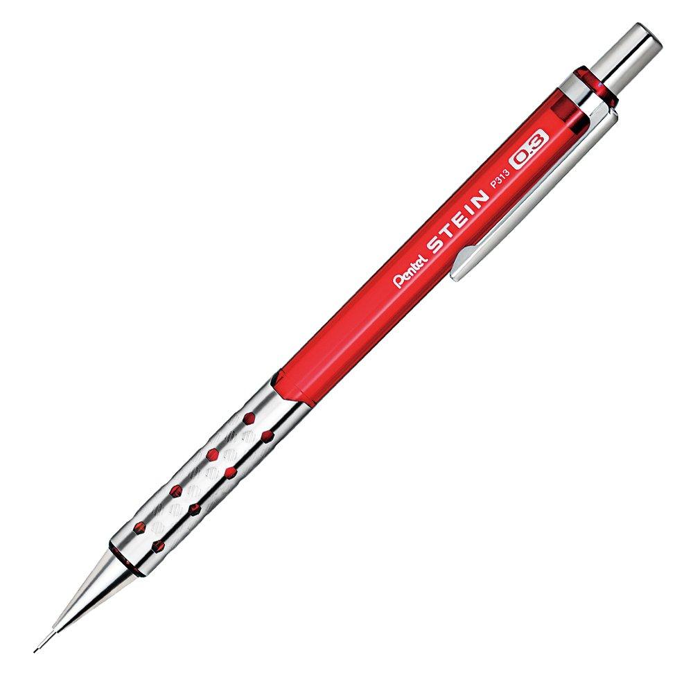 

Pentel механический карандаш Stein набор из 10 шт. прозрачный красный стержень P313-CB